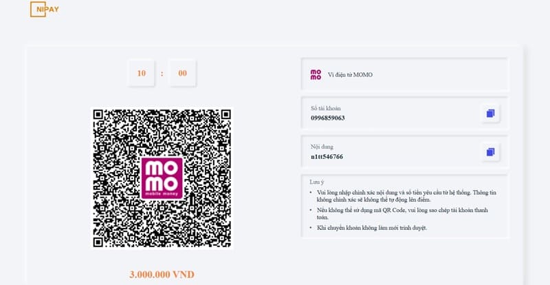 nạp tiền 789win09 qua ví momo